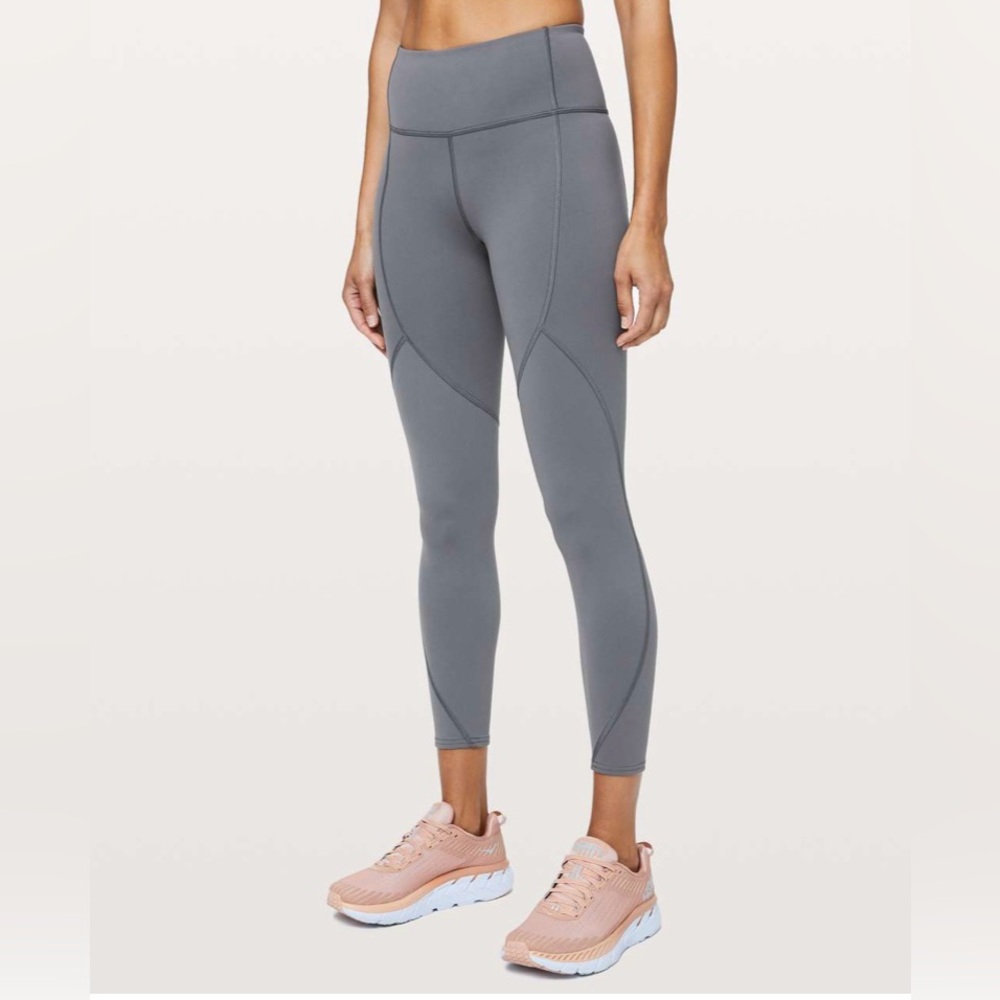 Lululemon To The Beat Tight Legging 24" Inseam Titanium Size 6